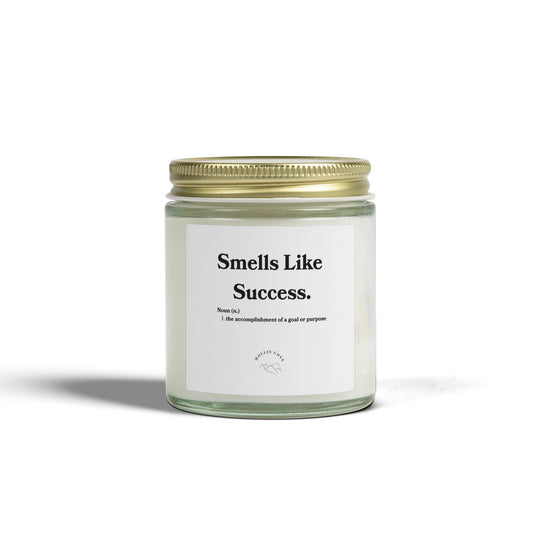 Smells Like Success Candle — Coconut Apricot Wax Scent (4oz & 9oz)