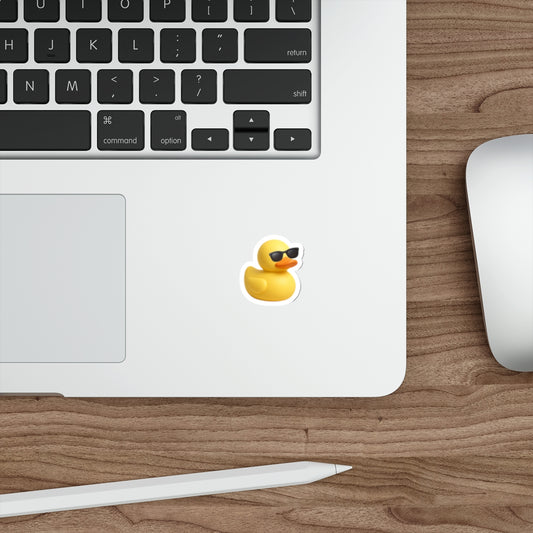 Kindness Rubber Duck Die-Cut Sticker — Duck Laptop Decal