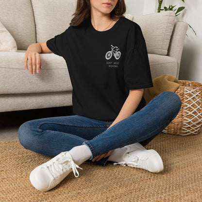 Just Keep Moving Motivational T-shirt