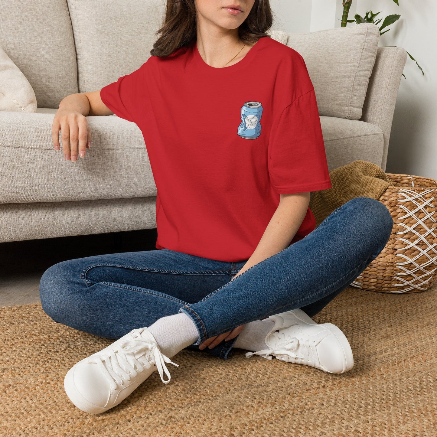 Crushed It Soda Can Tee — Encouraging Graphic T-Shirt