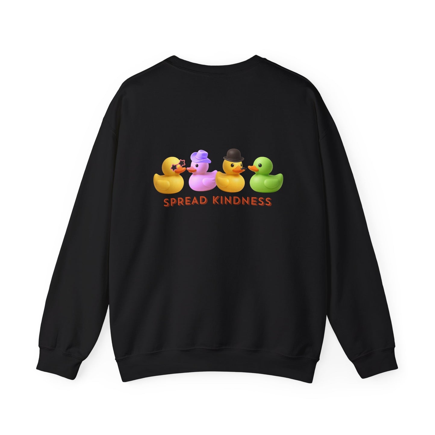 Spread Kindness Sweatshirt — Cute Rubber Duck Crewneck