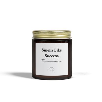 Smells Like Success Candle — Coconut Apricot Wax Scent (4oz & 9oz)