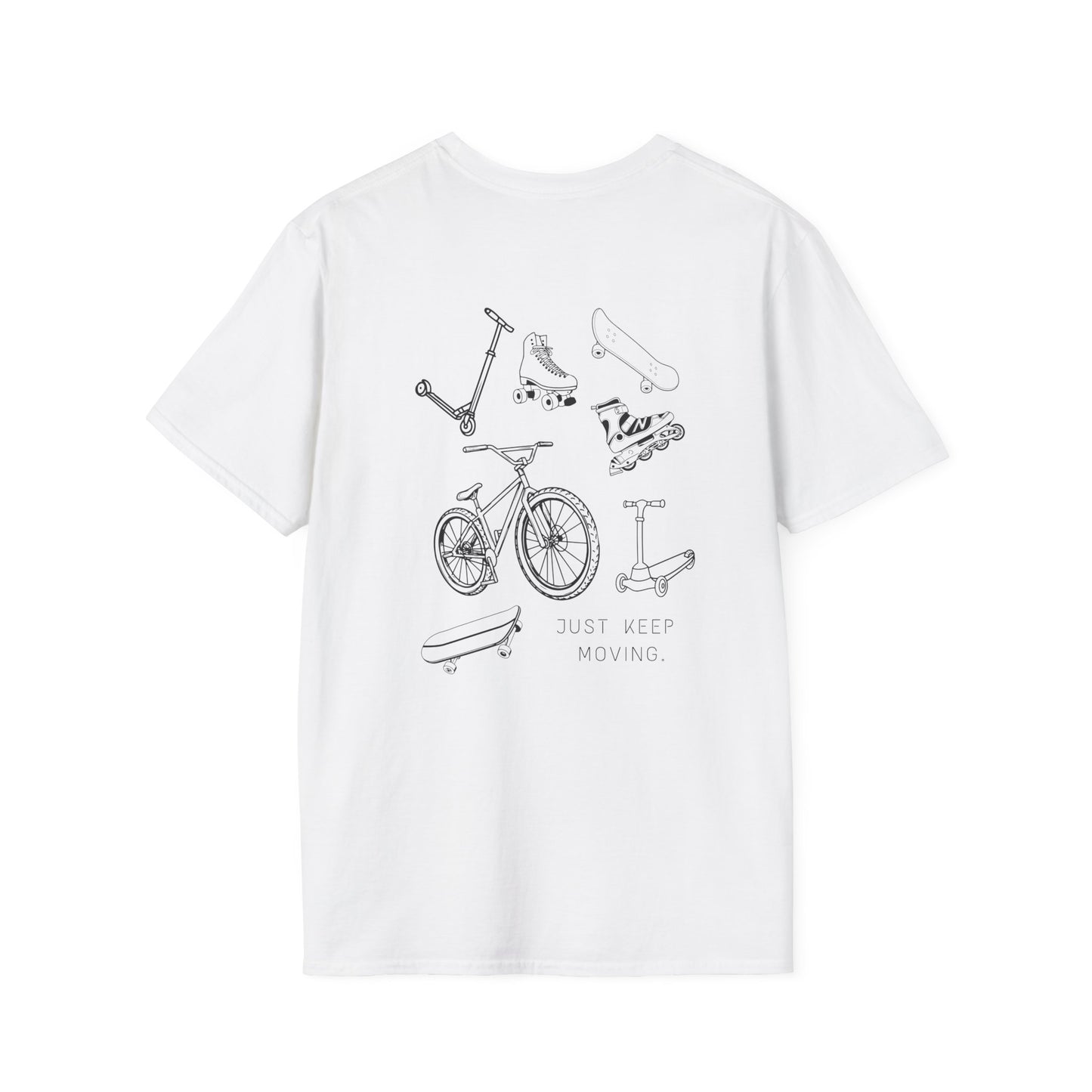 Just Keep Moving Motivational T-shirt