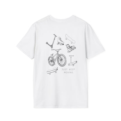Just Keep Moving Motivational T-shirt