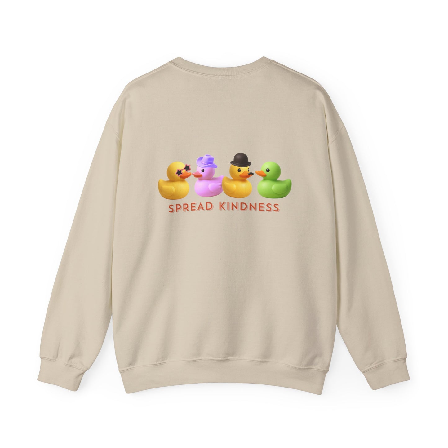 Spread Kindness Sweatshirt — Cute Rubber Duck Crewneck