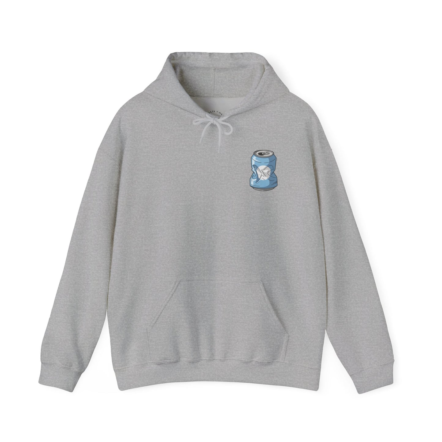 Crushed It Hoodie — Retro Crushed Can Graphic Pullover