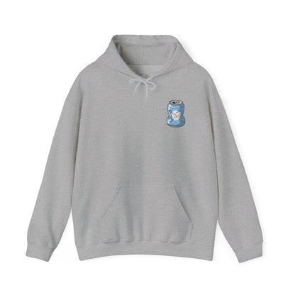 Crushed It Hoodie — Retro Crushed Can Graphic Pullover