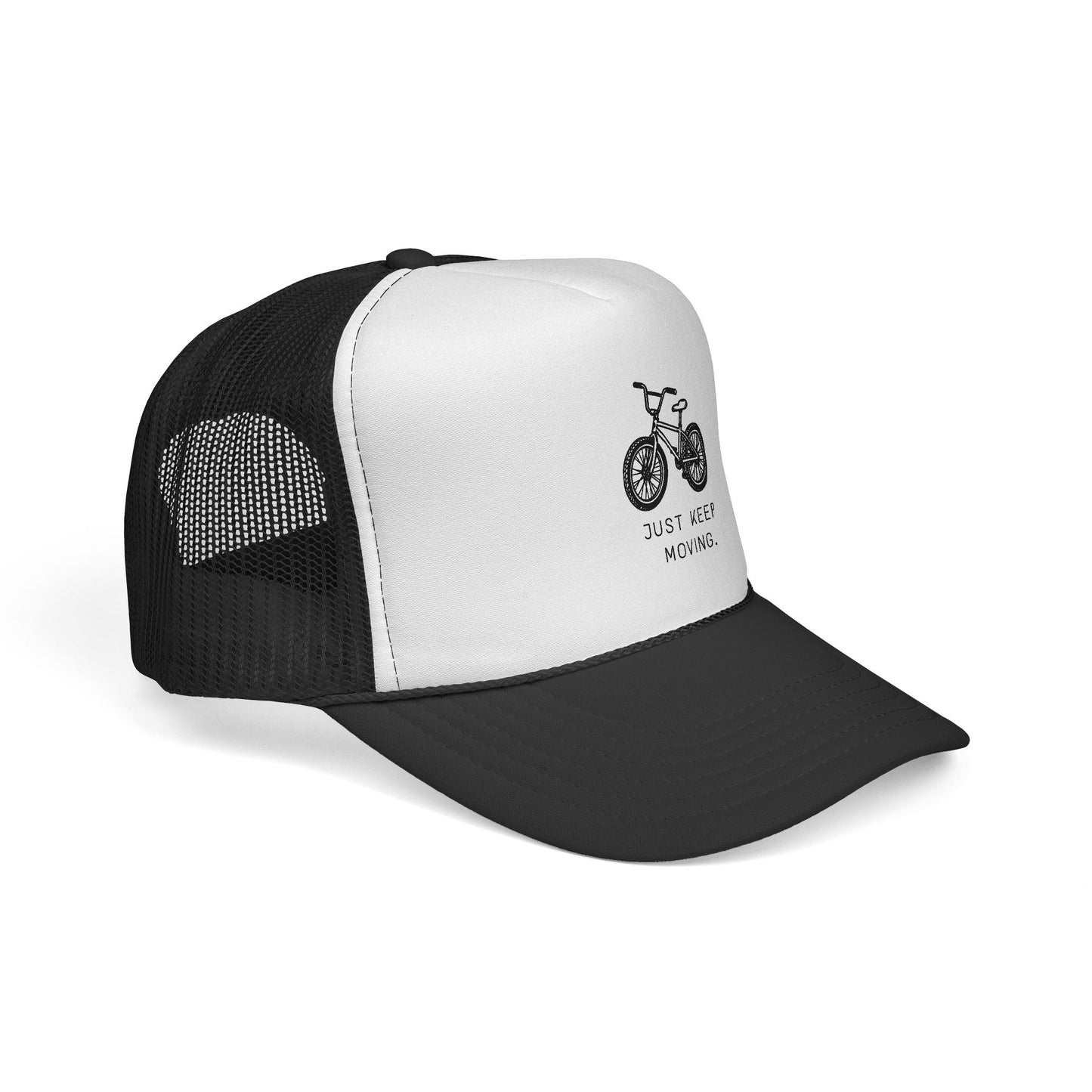 Trucker Cap — Just Keep Moving Bike Design