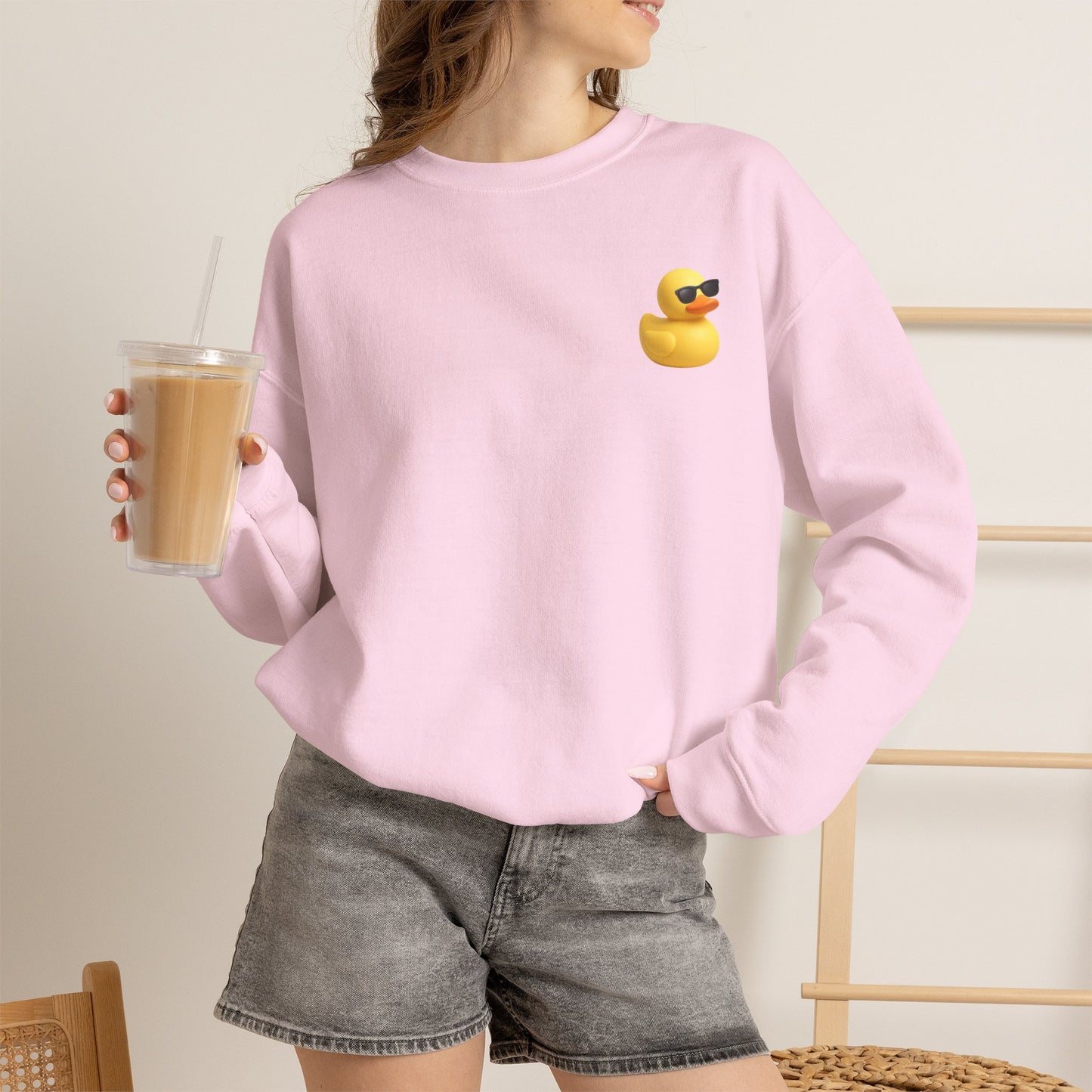 Spread Kindness Sweatshirt — Cute Rubber Duck Crewneck