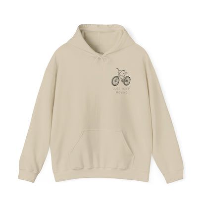 Just Keep Moving  Motivational Hoodie