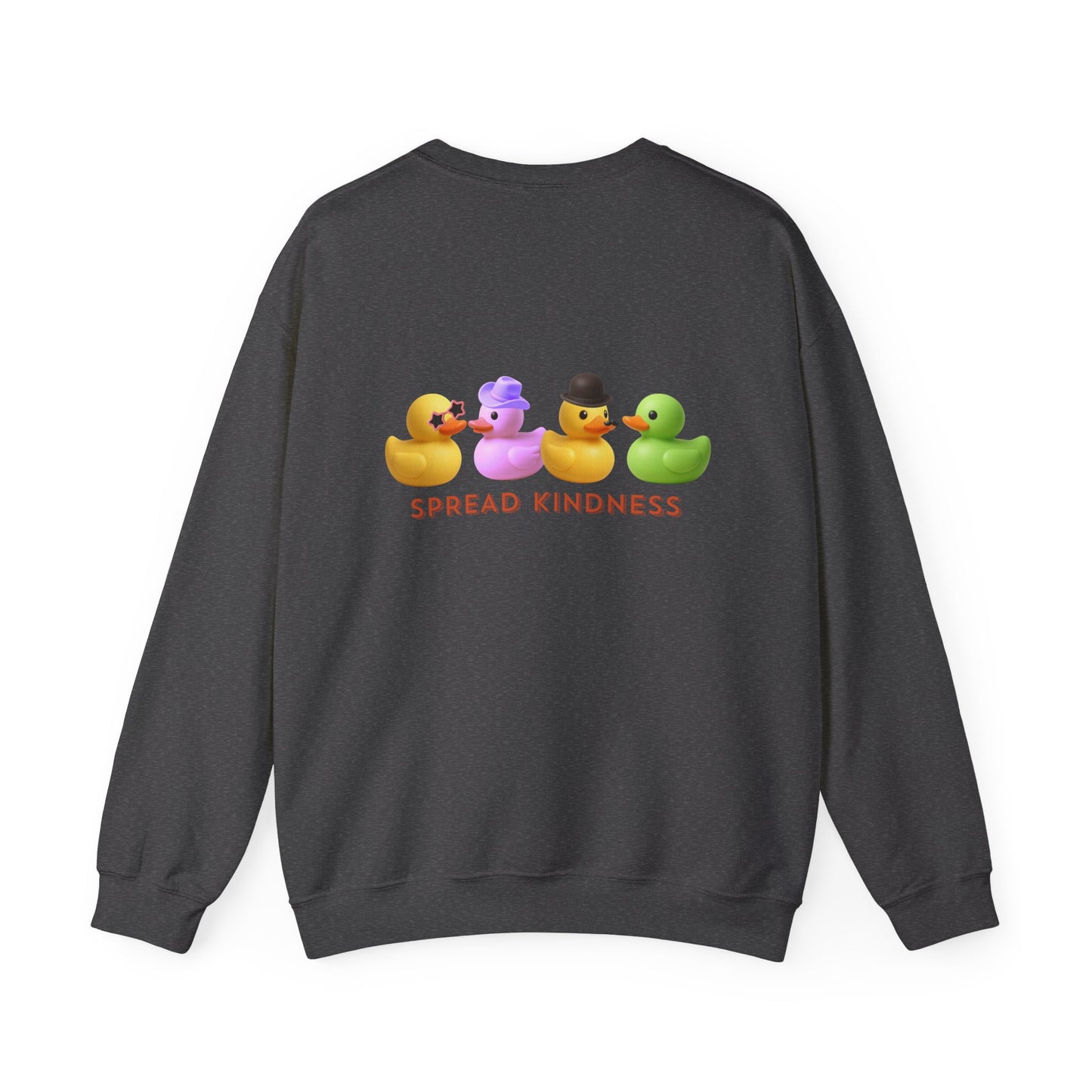 Spread Kindness Sweatshirt — Cute Rubber Duck Crewneck