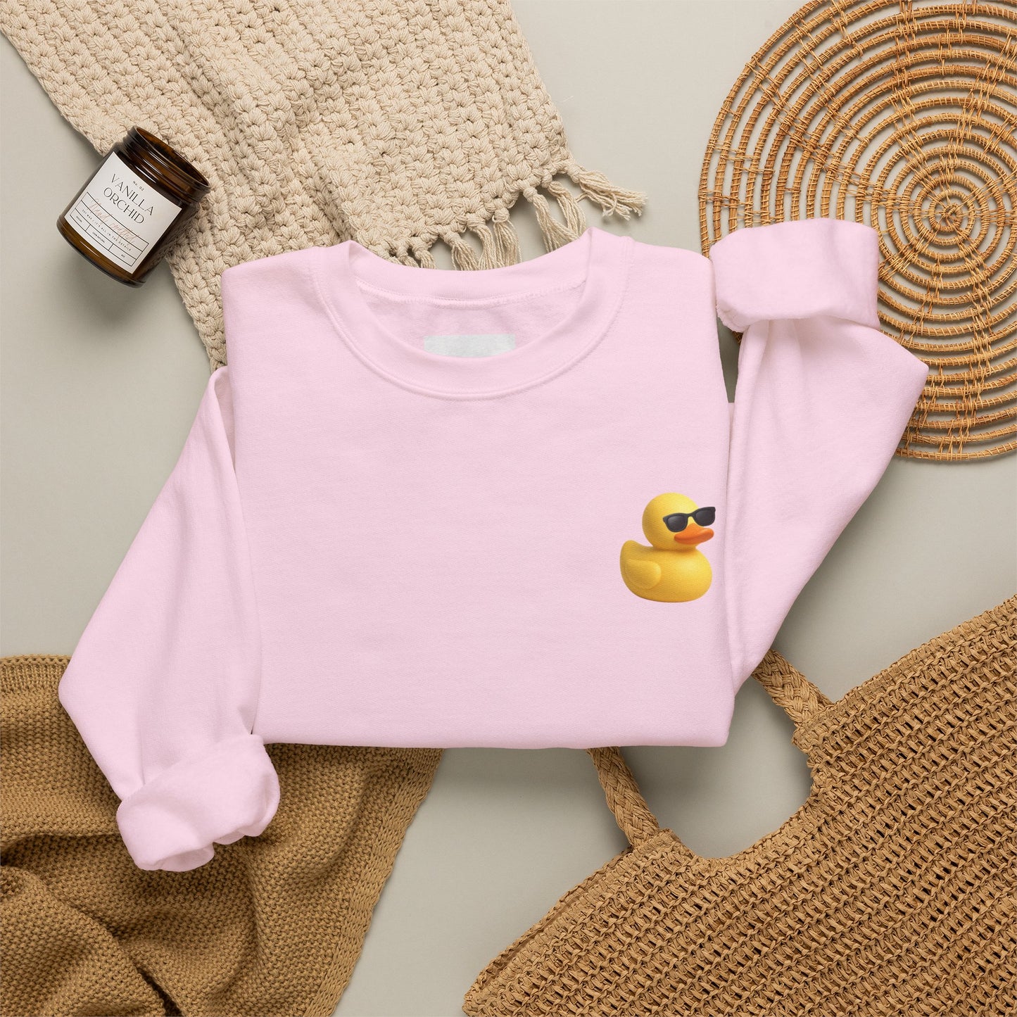 Spread Kindness Sweatshirt — Cute Rubber Duck Crewneck