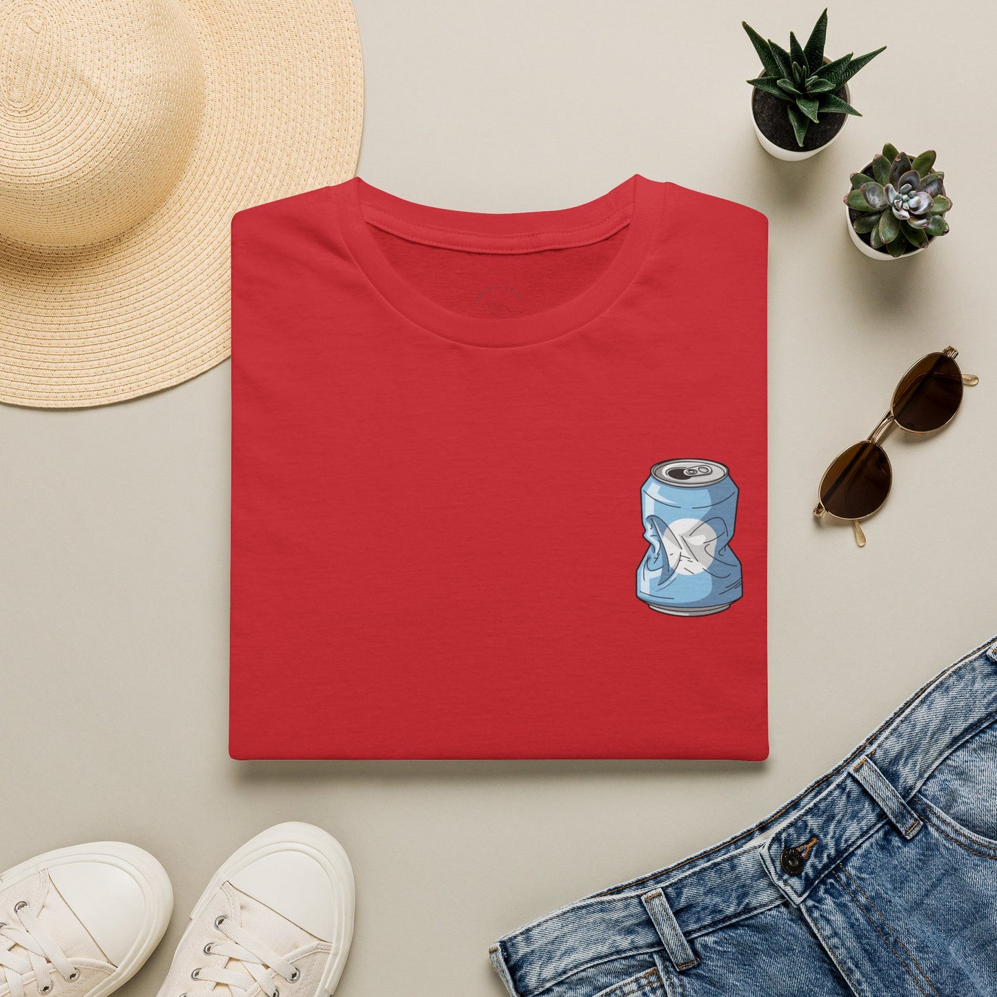 Crushed It Soda Can Tee — Encouraging Graphic T-Shirt