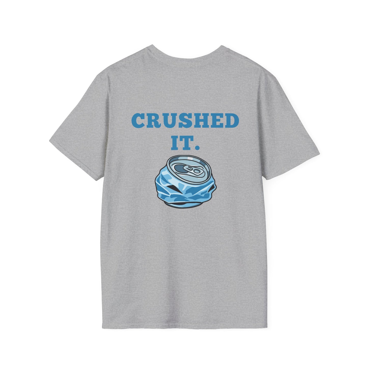 Crushed It Soda Can Tee — Encouraging Graphic T-Shirt
