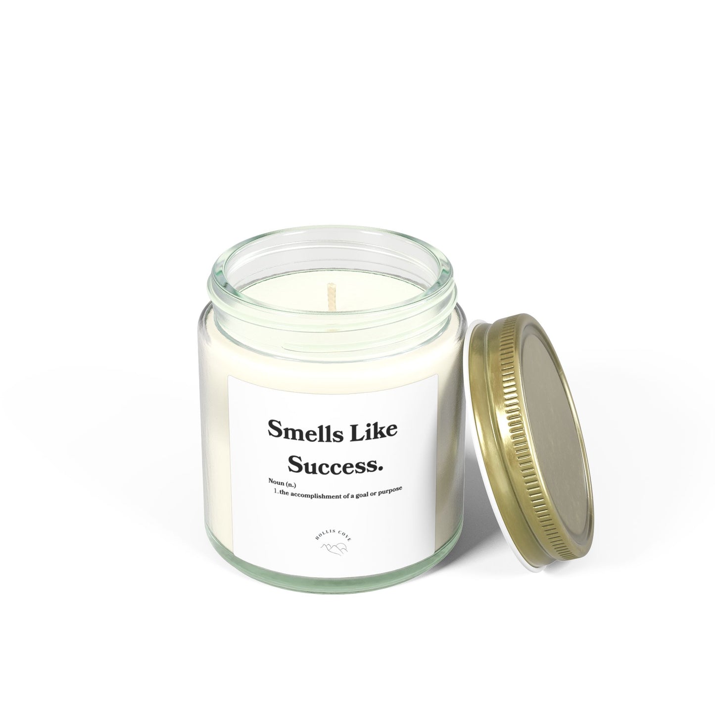 Smells Like Success Candle — Coconut Apricot Wax Scent (4oz & 9oz)