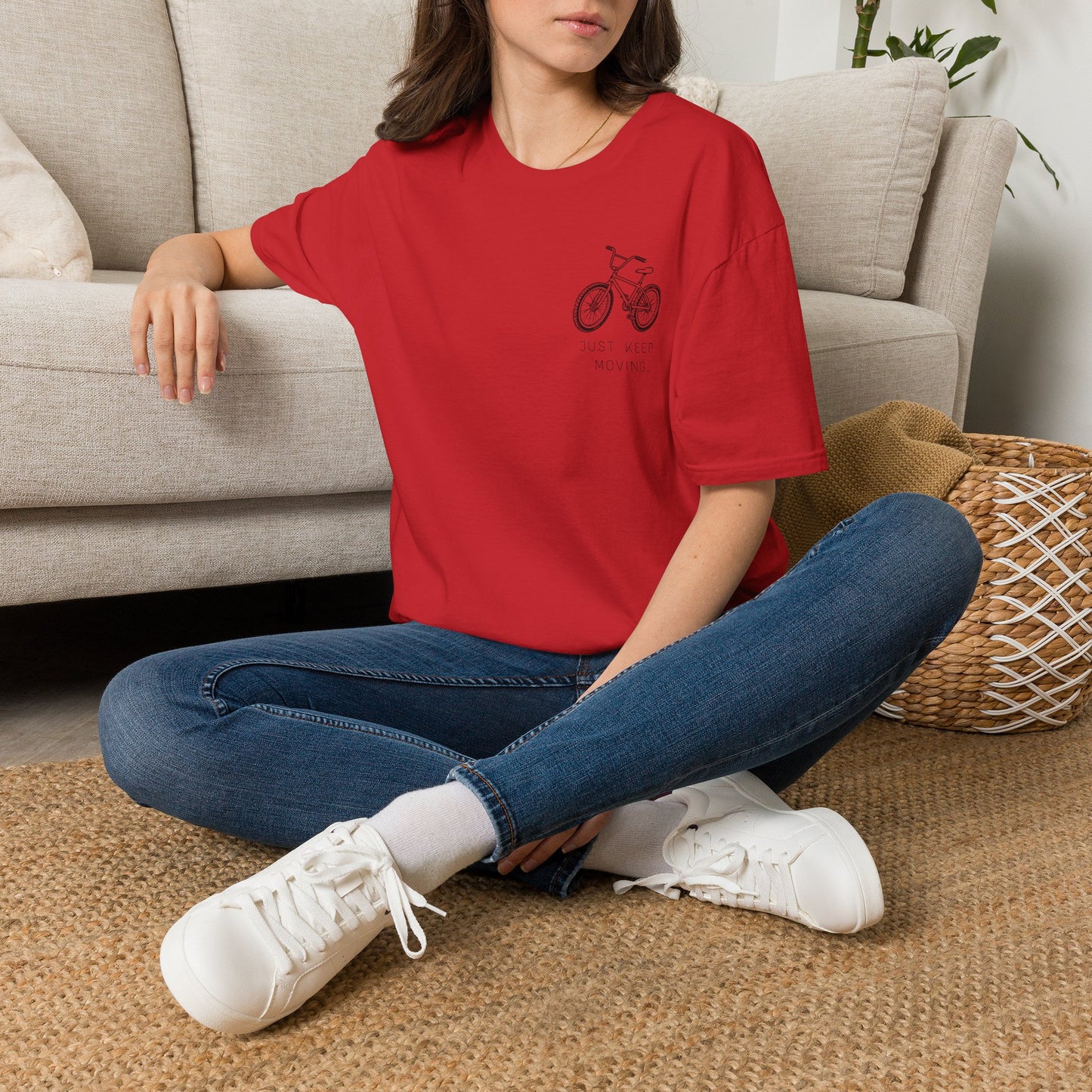 Just Keep Moving Motivational T-shirt