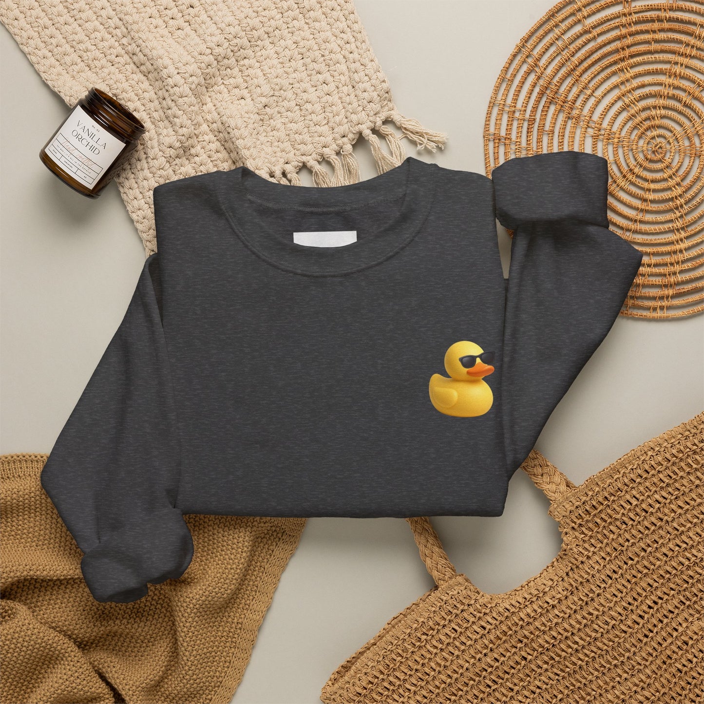 Spread Kindness Sweatshirt — Cute Rubber Duck Crewneck