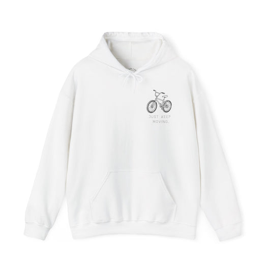 Just Keep Moving  Motivational Hoodie
