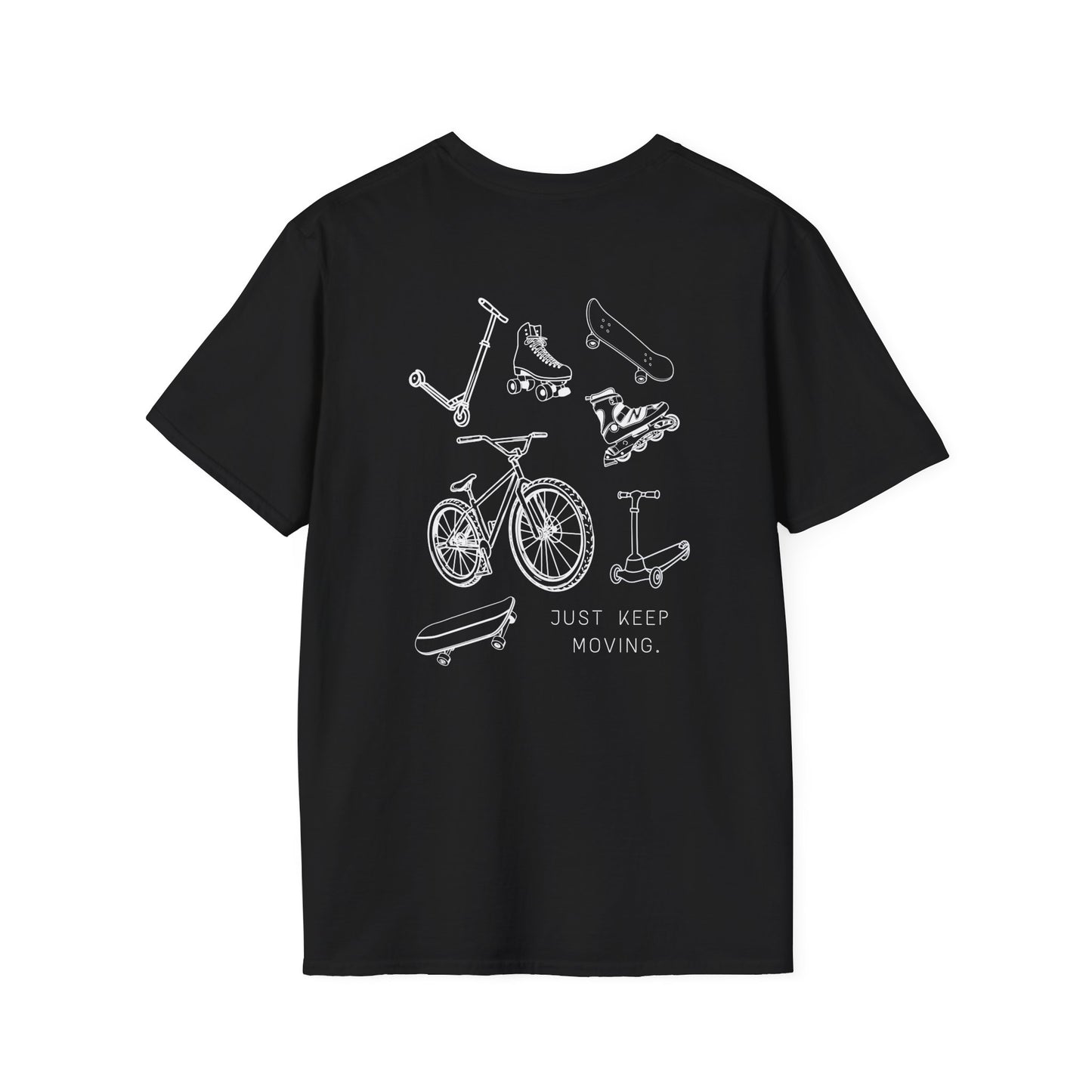 Just Keep Moving Motivational T-shirt