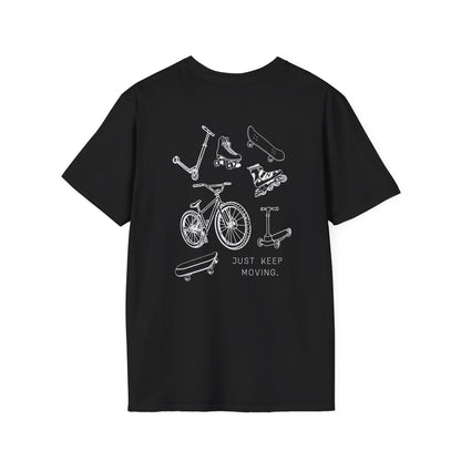 Just Keep Moving Motivational T-shirt