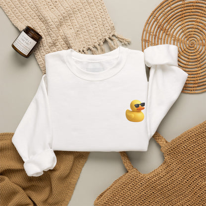 Spread Kindness Sweatshirt — Cute Rubber Duck Crewneck