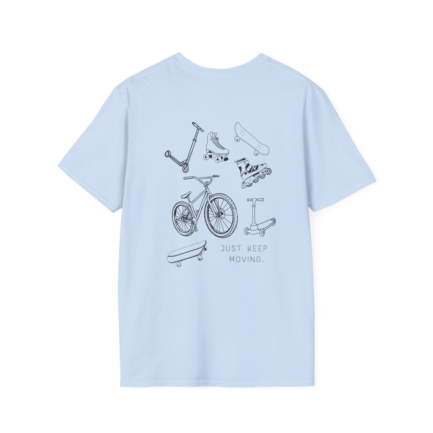 Just Keep Moving Motivational T-shirt