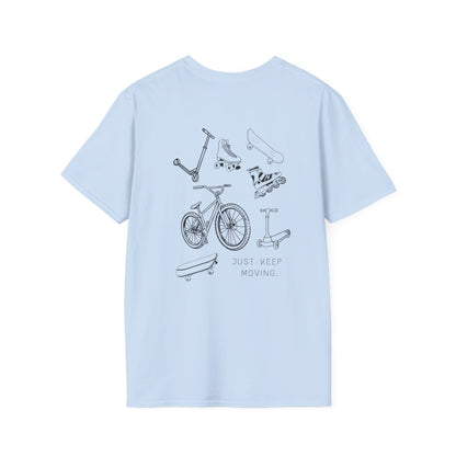 Just Keep Moving Motivational T-shirt