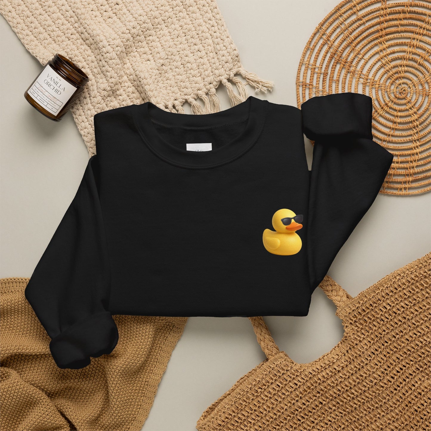 Spread Kindness Sweatshirt — Cute Rubber Duck Crewneck