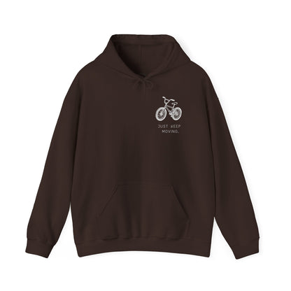 Just Keep Moving  Motivational Hoodie
