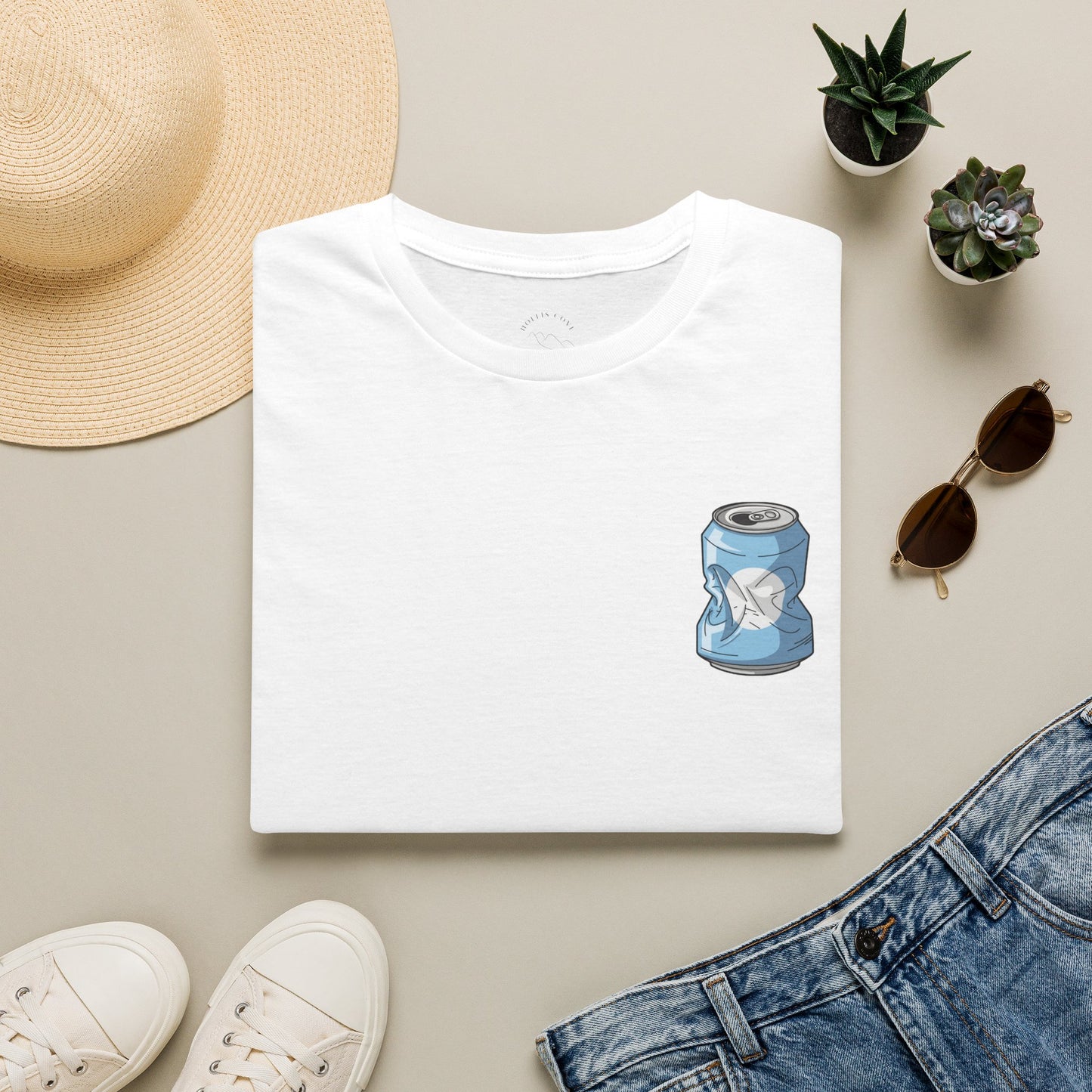 Crushed It Soda Can Tee — Encouraging Graphic T-Shirt
