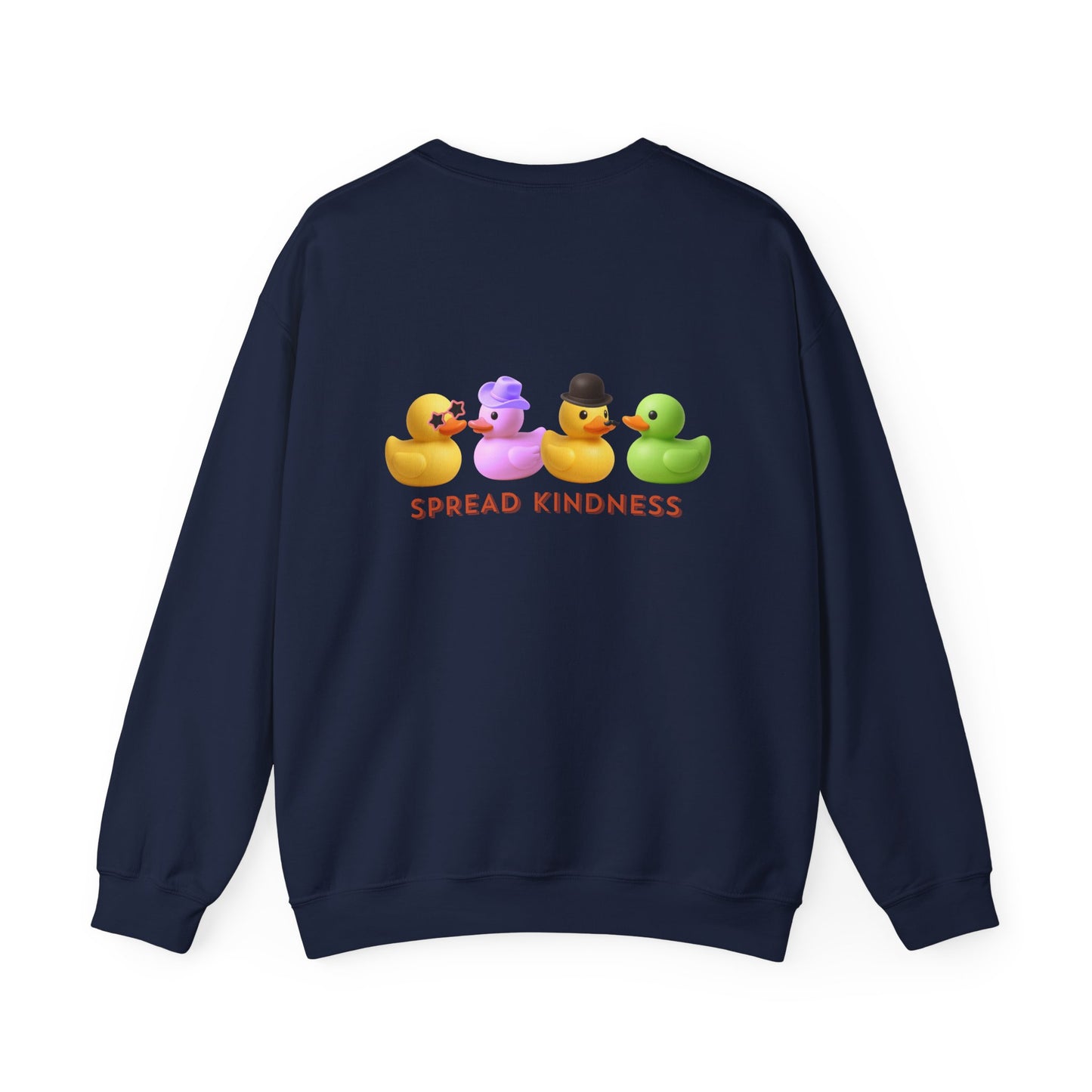 Spread Kindness Sweatshirt — Cute Rubber Duck Crewneck