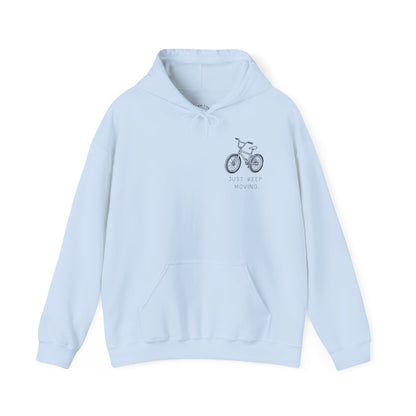 Just Keep Moving  Motivational Hoodie