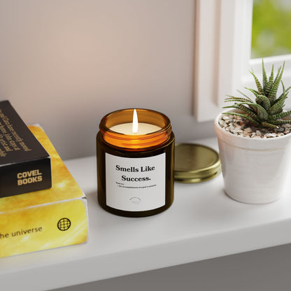 Smells Like Success Candle — Coconut Apricot Wax Scent (4oz & 9oz)