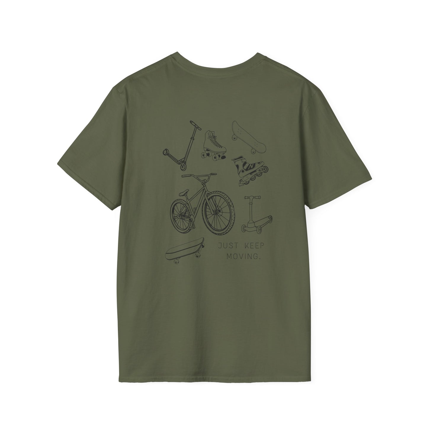 Just Keep Moving Motivational T-shirt