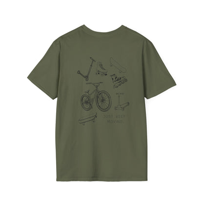 Just Keep Moving Motivational T-shirt