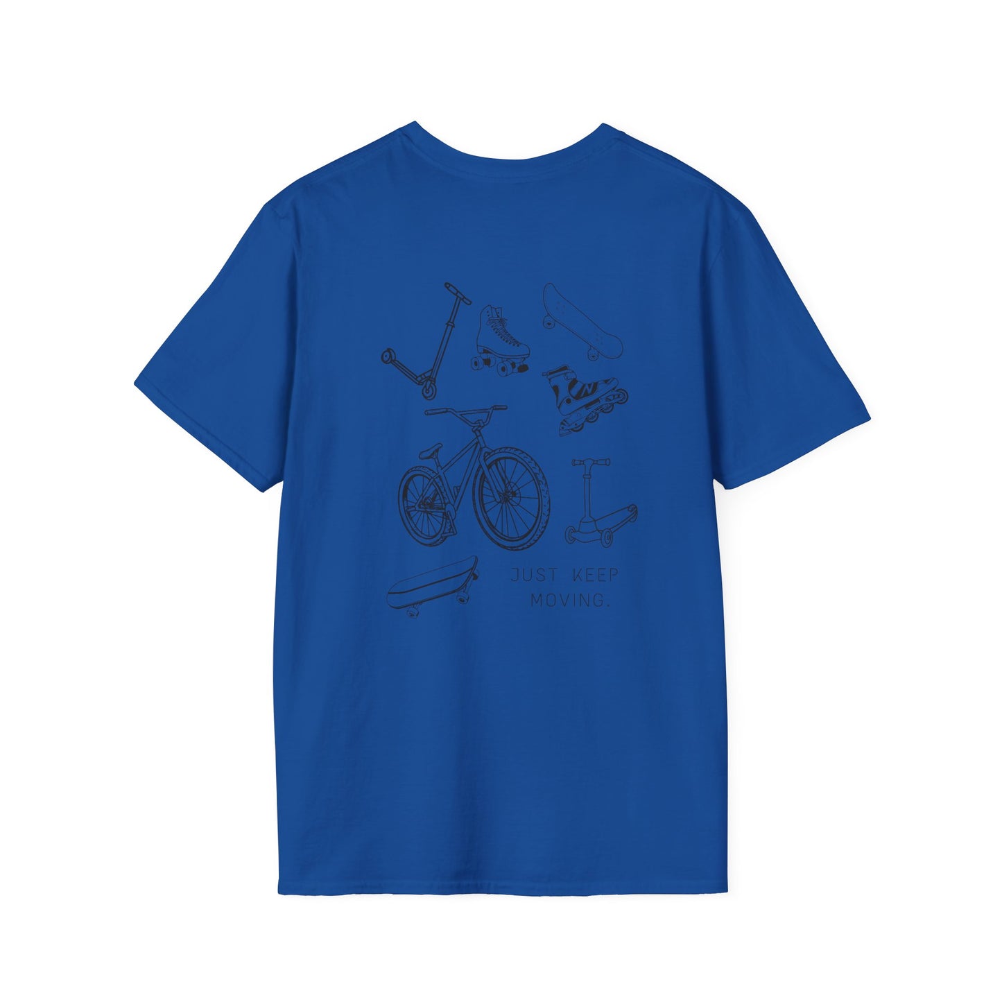 Just Keep Moving Motivational T-shirt