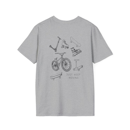 Just Keep Moving Motivational T-shirt