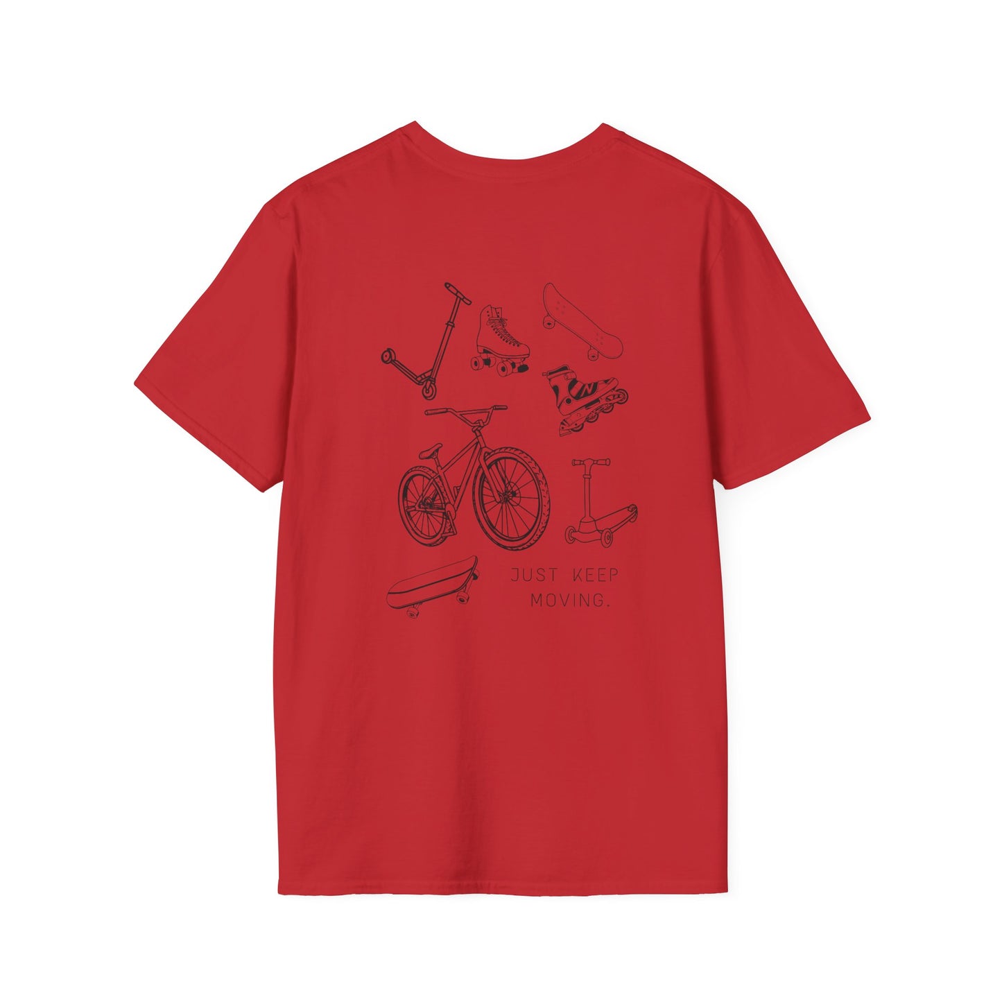 Just Keep Moving Motivational T-shirt