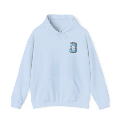 Crushed It Hoodie — Retro Crushed Can Graphic Pullover